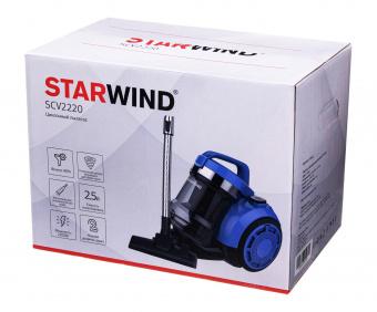 Пылесос Starwind SCV2220 2200Вт синий/черный от магазина РЭССИ