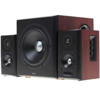 Колонки Edifier S350DB 2.1 коричневый/орех 150Вт BT от магазина РЭССИ
