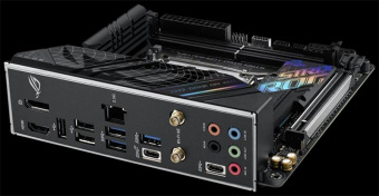 Материнская плата Asus ROG STRIX B760-I GAMING WIFI Soc-1700 Intel B760 2xDDR5 mini-ITX AC`97 8ch(7.1) 2.5Gg RAID+HDMI+DP от магазина РЭССИ