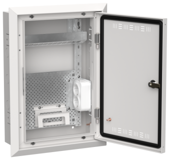 TITAN 5 Корпус мультимедиа ЩРв-24 (1х24) 505х365х130мм IP30 белый IEK от магазина РЭССИ