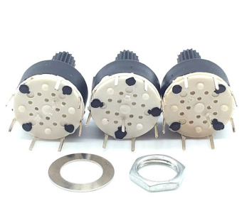 SR16 2-4 поворотный переключатель DC 60В, 0.3А (FUT-1128) от магазина РЭССИ