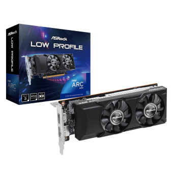 Видеокарта Asrock PCI-E 4.0 A310 LP 4G INTEL ARC A310 4Gb 64bit GDDR6 2000/15500 HDMIx1 DPx1 HDCP Ret от магазина РЭССИ