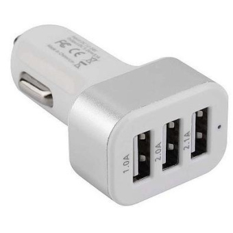 Адаптер питания Cablexpert MP3A-UC-CAR17 12V->5V 3-USB 2.1/2/1A от магазина РЭССИ