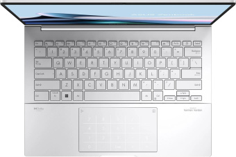 Ноутбук Asus Zenbook 14 OLED UX3405MA-QD988 Core Ultra 5 125H 16Gb SSD512Gb Intel Arc 14" OLED FHD+ (1920x1200) noOS silver WiFi BT Cam Bag (90NB11R2-M01SN0) от магазина РЭССИ