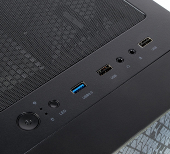 Корпус Formula V-LINE 2056B черный без БП ATX 2xUSB2.0 1xUSB3.0 audio bott PSU от магазина РЭССИ