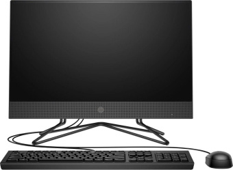 Моноблок HP 200 G4 21.5" Full HD i5 1235U (1.3) 8Gb SSD512Gb UHDG DVDRW Free DOS GbitEth WiFi BT клавиатура мышь Cam черный 1920x1080 от магазина РЭССИ