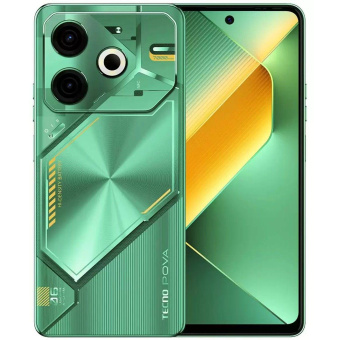 Смартфон Tecno Pova 6 Neo 128Gb 8Gb зеленый моноблок 3G 4G 6.8" 1080x2460 Android 14 108Mpix 802.11 a/b/g/n/ac NFC GPS GSM900/1800 Protect от магазина РЭССИ