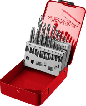 Набор метчиков и сверл Зубр 28115-H18_z01 18 предметов (жесткий кейс) от магазина РЭССИ