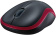 Картинка Мышь Logitech M185 черный/красный оптическая (1000dpi) беспроводная USB1.1 для ноутбука (2but) от магазина РЭССИ Мышь Logitech M185 черный/красный оптическая (1000dpi) беспроводная USB1.1 для ноутбука (2but) от магазина РЭССИ