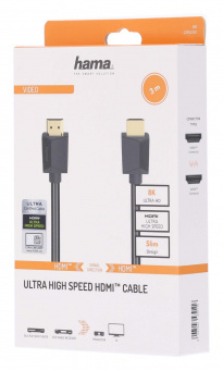 Кабель аудио-видео Hama H-205243 HDMI (m)/HDMI (m) 3м. Позолоченные контакты черный (уп.:1шт) (00205243) от магазина РЭССИ