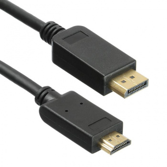 Кабель аудио-видео Buro v. 1.2 DisplayPort (m)/HDMI (m) 2м. Позолоченные контакты черный (BHP DPP_HDMI-2) от магазина РЭССИ
