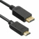 Картинка Кабель аудио-видео Buro v. 1.2 DisplayPort (m)/HDMI (m) 2м. Позолоченные контакты черный (BHP DPP_HDMI-2) от магазина РЭССИ Кабель аудио-видео Buro v. 1.2 DisplayPort (m)/HDMI (m) 2м. Позолоченные контакты черный (BHP DPP_HDMI-2) от магазина РЭССИ