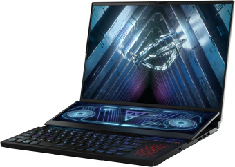 Ноутбук Asus ROG Zephyrus Duo GX650PY-NM083W Ryzen 9 7945HX 32Gb SSD2Tb NVIDIA GeForce RTX4090 16Gb 16" IPS WQXGA (2560x1600) Windows 11 Home black WiFi BT (90NR0BI1-M004V0) от магазина РЭССИ