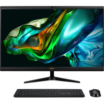 Моноблок Acer Aspire C27-1800 27" Full HD i5 1334U (1.3) 16Gb SSD512Gb UHDG CR Eshell GbitEth WiFi BT 65W клавиатура мышь Cam черный 1920x1080 от магазина РЭССИ