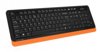 Клавиатура + мышь A4Tech Fstyler FG1010 клав:черный/оранжевый мышь:черный/оранжевый USB беспроводная Multimedia от магазина РЭССИ