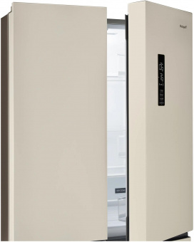 Холодильник Weissgauff WCD 450 Be NoFrost Inverter 2-хкамерн. бежевый (двухкамерный) от магазина РЭССИ