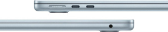 Ноутбук Apple MacBook Air A3240 M4 10 core 16Gb SSD512Gb/10 core GPU 13.6" Liquid Retina (2560x1664) macOS lt.blue WiFi BT Cam (MC6U4HN/A) от магазина РЭССИ