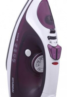 Утюг Hyundai H-SI01961 2400Вт белый/фиолетовый от магазина РЭССИ