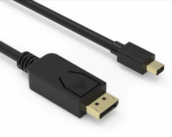 Кабель аудио-видео Buro MDP-DP miniDisplayport (m)/DisplayPort (m) 1.5м. Позолоченные контакты черный от магазина РЭССИ