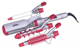 Мульти-Стайлер Sinbo SHD 7071 25Вт макс.темп.:180 серебристый/розовый от магазина РЭССИ