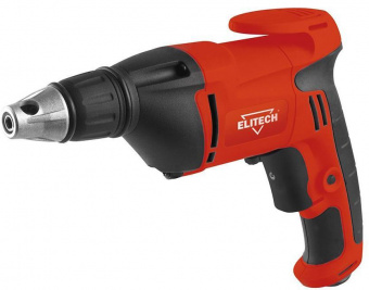 Шуруповерт Elitech Ш 550РЭ 550Вт патрон:шестигр.1/4" (180001) от магазина РЭССИ