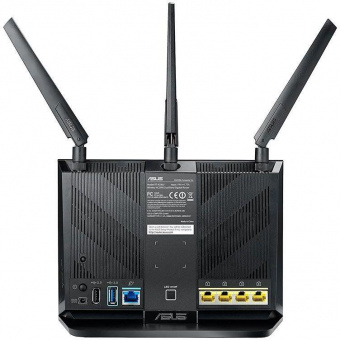 Роутер беспроводной Asus RT-AC86U AC2900 10/100/1000BASE-TX/4G ready черный от магазина РЭССИ