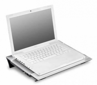 Подставка для ноутбука Deepcool N8 (DP-N24N-N8SR) 17" 380x278x55мм 25дБ 3xUSB 2x 140ммFAN 1244г алюминий серебристый от магазина РЭССИ