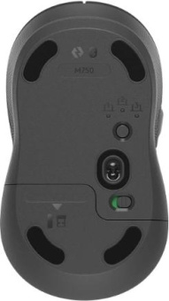 Мышь Logitech M750 графитовый оптическая (4000dpi) беспроводная BT/Radio USB (5but) от магазина РЭССИ
