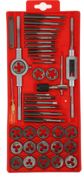 Набор метчиков и плашек Зубр 2810-H40_z01 40 предметов (жесткий кейс) от магазина РЭССИ