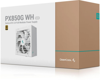 Блок питания Deepcool ATX 850W PX850G WH Gen.5 80+ gold (20+4pin) APFC 120mm fan 8xSATA Cab Manag RTL от магазина РЭССИ