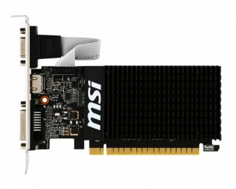 Видеокарта MSI PCI-E GT 710 2GD3H LP NVIDIA GeForce GT 710 2048Mb 64 DDR3 954/1600 DVIx1 HDMIx1 CRTx1 HDCP Ret low profile от магазина РЭССИ