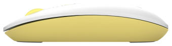 Мышь A4Tech Fstyler FG20S Daisy белый/желтый оптическая (2000dpi) silent беспроводная USB для ноутбука (4but) от магазина РЭССИ