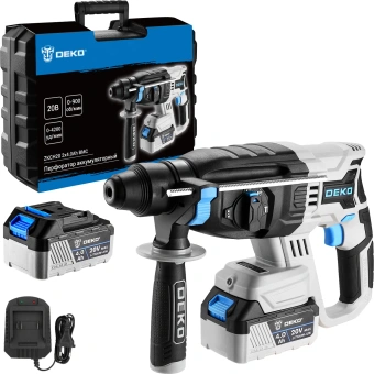 Перфоратор Deko ZKCH20 патрон:SDS-plus уд.:3Дж аккум. (кейс в комплекте) от магазина РЭССИ