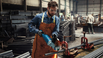 Углошлифовальная машина Bosch GWS 2200-230 RSP 2200Вт 6500об/мин рез.шпин.:M14 d=230мм от магазина РЭССИ