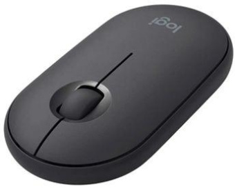 Мышь Logitech Pebble 2 M350S графитовый оптическая (4000dpi) silent беспроводная BT USB для ноутбука (2but) от магазина РЭССИ