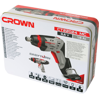 Аккумуляторный шуруповерт Crown CT22024 MC от магазина РЭССИ