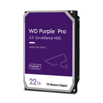 Жесткий диск WD SATA-III 22TB WD221PURP Surveillance Purple Pro (7200rpm) 512Mb 3.5" от магазина РЭССИ