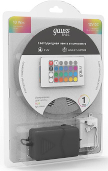 Лента светодиод. Gauss Basic 5м (BT042) от магазина РЭССИ