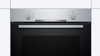 Духовой шкаф Электрический Bosch HBA530BS0S серебристый/черный от магазина РЭССИ