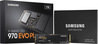 Накопитель SSD Samsung PCIe 3.0 x4 1TB MZ-V7S1T0B/AM 970 EVO Plus M.2 2280 от магазина РЭССИ