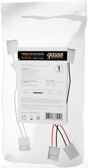 Коннектор Gauss 241204000 для лен.светод. белый от магазина РЭССИ