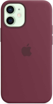 Чехол (клип-кейс) Apple для Apple iPhone 12 mini Silicone Case with MagSafe сливовый (MHKQ3ZE/A) от магазина РЭССИ