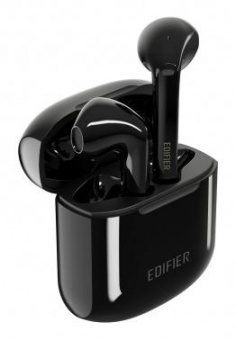 Гарнитура вкладыши Edifier TWS200 черный беспроводные bluetooth в ушной раковине от магазина РЭССИ