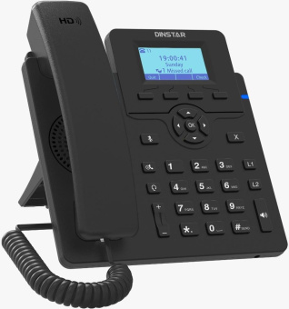 Телефон IP Dinstar C60UP черный от магазина РЭССИ