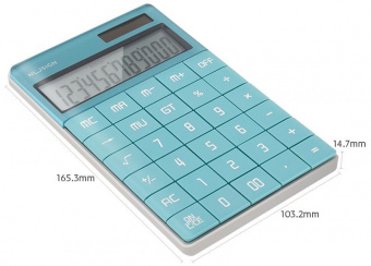 Калькулятор настольный Deli Nusign ENS041blue синий 12-разр. от магазина РЭССИ