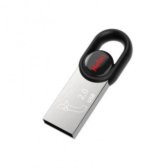 Флеш Диск Netac 16Gb UM2 NT03UM2N-016G-20BK USB2.0 серебристый/черный от магазина РЭССИ