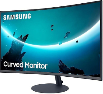 Монитор Samsung 31.5" C32T550FDR темно-серый VA LED 4ms 16:9 HDMI M/M матовая 3000:1 250cd 178гр/178гр 1920x1080 D-Sub DisplayPort FHD 6.4кг от магазина РЭССИ