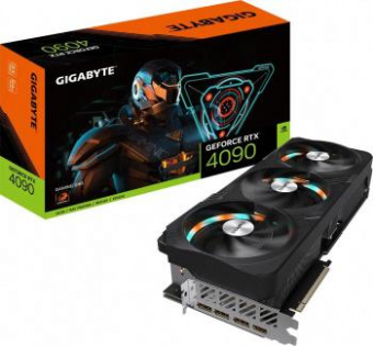 Видеокарта Gigabyte PCI-E 4.0 GV-N4090GAMING-24GD NVIDIA GeForce RTX 4090 24576Mb 384 GDDR6X 2520/21000 HDMIx1 DPx3 HDCP Ret от магазина РЭССИ