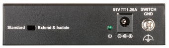 Коммутатор D-Link DSS-100E-6P/A1A 6x100Mb 4PoE+ 55W неуправляемый от магазина РЭССИ