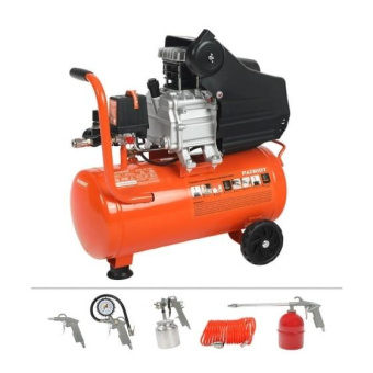 Компрессор поршневой Patriot EURO 50-260K масляный 260л/мин 50л 1800Вт оранжевый от магазина РЭССИ
